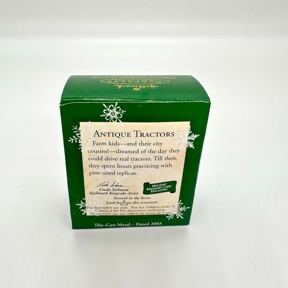 Hallmark Keepsake Antique Tractors #7 Series 2003 Miniature Christmas Ornament - Picture 5 of 11